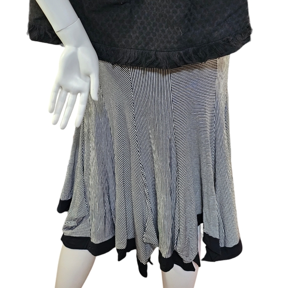 Shirt Passion Italia Handkerchief Skirt Size L NWT - Picture 5 of 14